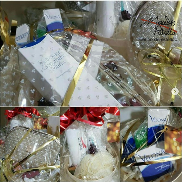Cestas cosméticas personalizables en Centro de Estética Mercedes Patallo de Gijón