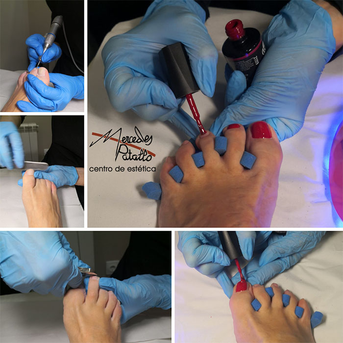 Pedicura en el centro de estética en Gijón Mercedes Patallo