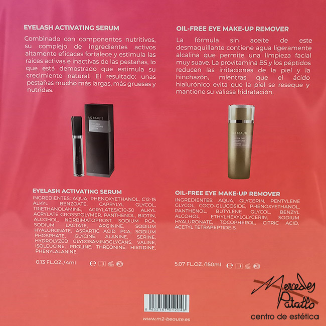 Pack M2 Serum Pestañas + Regalo gel limpiador