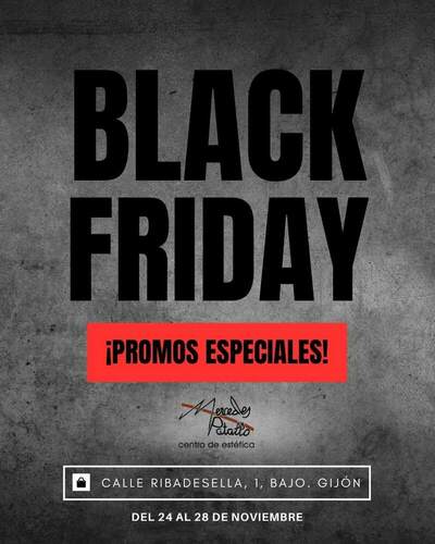 Black Friday 2025 Centro de Estética Mercedes Patallo (Gijón) Tratamientos faciales, corporales y cosmética