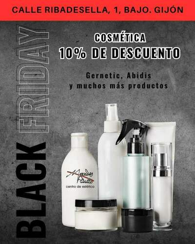 Black Friday 2025 Centro de Estética Mercedes Patallo (Gijón) Tratamientos faciales, corporales y cosmética