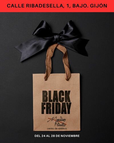 Black Friday 2025 Centro de Estética Mercedes Patallo (Gijón) Tratamientos faciales, corporales y cosmética