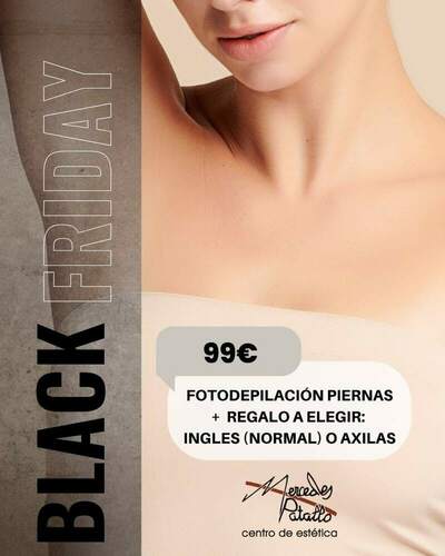 Black Friday 2025 Centro de Estética Mercedes Patallo (Gijón) Tratamientos faciales, corporales y cosmética