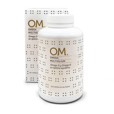 Nutricosméticos OM Omega Multiolium - 120 Cápsulas